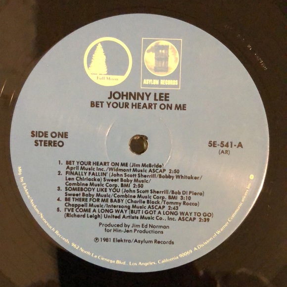 Johnny Lee Bet Your Heart On Me Vinyl Lp '81 - Picture 2 of 7
